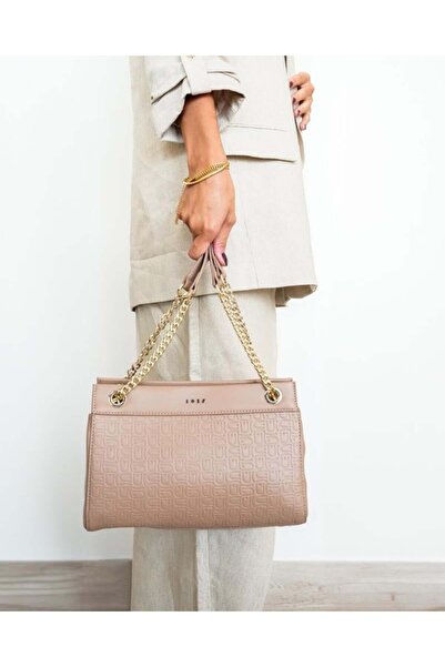 Arkaan شنطة نسائية عملية باللون البني