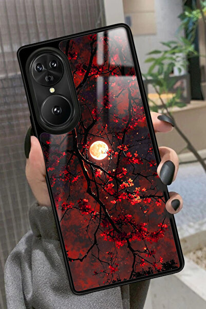 Reeder S19 Max Pro S EDGE Uyumlu Kırmızı Manzara Tasarımlı Glossy Premium Kılıf