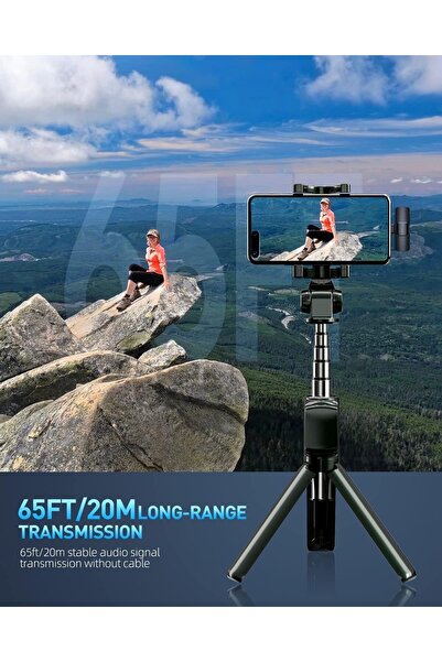 Generic NEW Wireless Mic Compatible For Type-C Phone, Lavalier Microphone, Wireless Microphone for Android/L