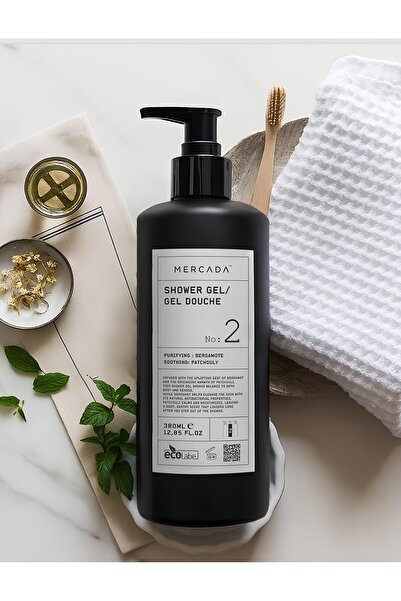 Mercada Siyah No 2 Purifying and Soothing Shower Gel 380 ml – Bergamot ve Pat...