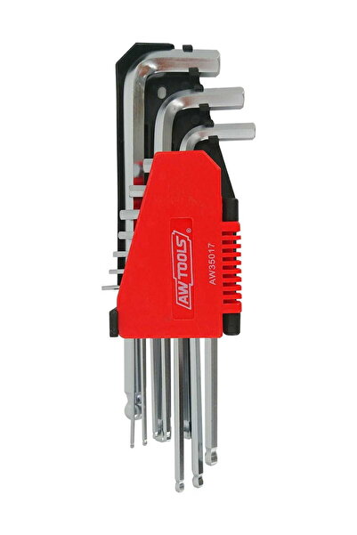 AwTools Chei Allen Black Line 10 buc/bilă.