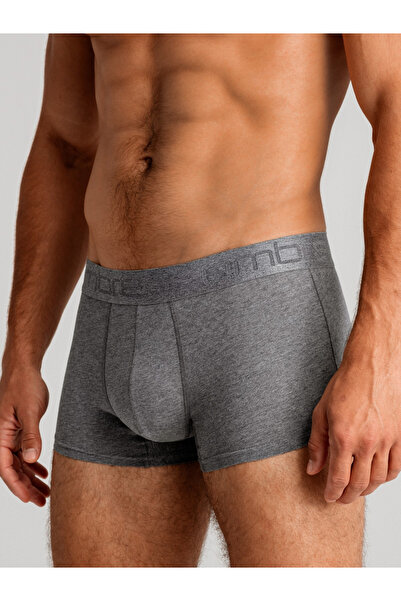 OMBRE Herren-Boxershorts aus Baumwolle mit Logo – 3er-Pack Mix V3 OM-UNBO-0105