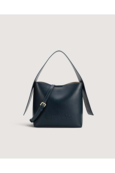 Arkaan شنطة نسائية من الجلد بلون أزرق