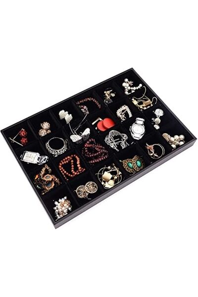 PADOM Jewelry Tray Organizer, Necklace Pendant Organizer Watch Storage Rings Earrings Bracelet Organ