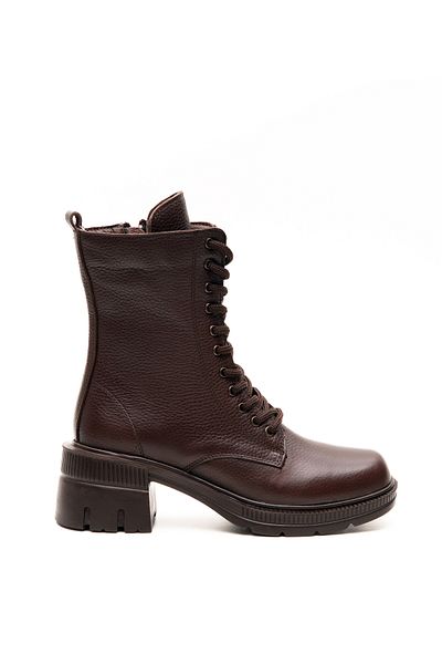 Bulls & Gulls Genuine Leather Heeled Non-Slip Sole Women's Boots