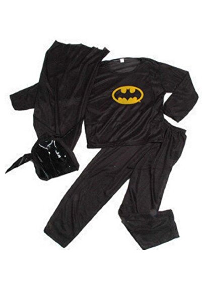 Fancydresswale طقم أزياء باتمان الخارقة الفاخرة للأعمار من 4 إلى 6 سنوات