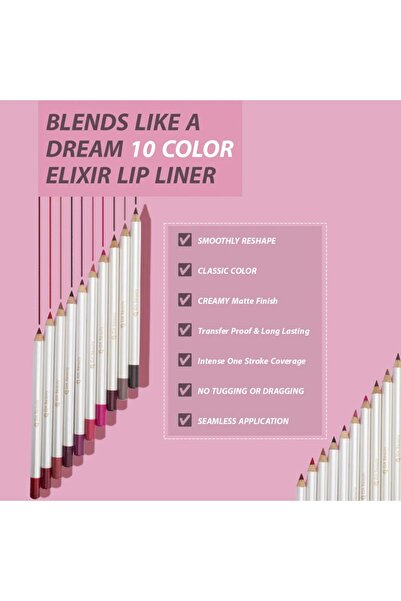 IDA Beauty Edge & Enrich Creamy Lip Liner – 2-in-1- Smudge-Proof, Halal , Cruelty-Free (L06, 3g)