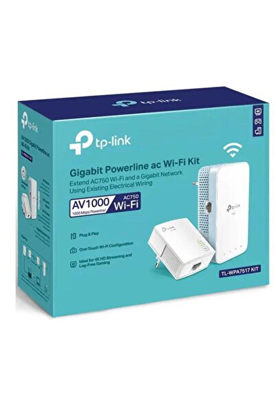 TP-LINK Kit Adaptoare PowerLine AV1000 Wi-Fi TL-WPA7517 KIT