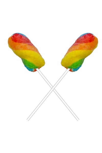 Candy Arctic Bites Freeze Dried Rainbow Twist Pops 60 Gr