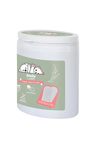 M-PETS M-Pet Daily Kedi ve Köpek Diş Temizliği İçin Parmak Pedi 50li