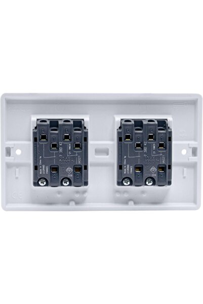 Duravel لوحة مفاتيح إضاءة هزازة ديكورية رباعية الأطراف، لون أبيض عصري