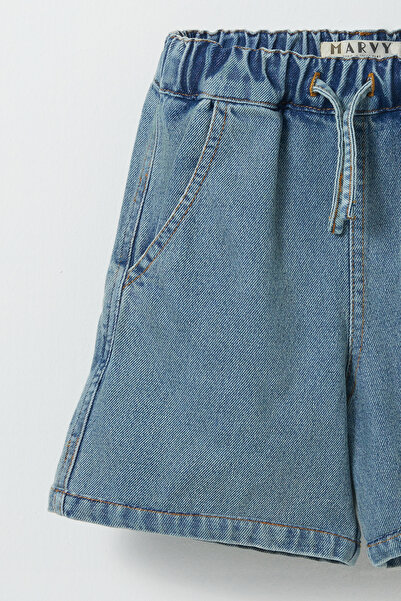 Marvy Bermude albastre din denim