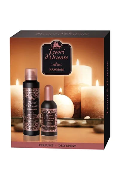 Tesori d'Oriente Set Tesori d'Oriente Hammam : Eau de Toilette, 100 ml + Deodorant Spray, 150 ml