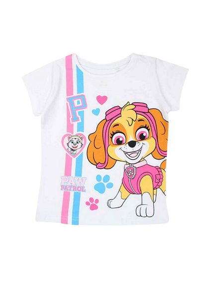 PAW PATROL 2-piece set for girls, 100% cotton, 128 cm, 8 years, multicolor, Team, Paw Patrol