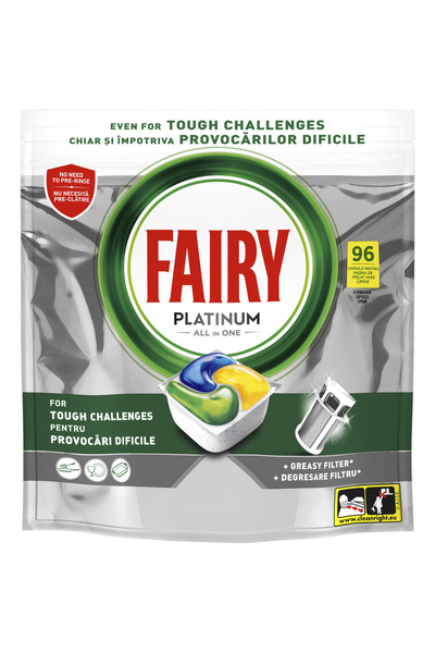 Fairy Automat Capsule pentru mașina de spălat vase Fairy Platinum, 96 de spălări