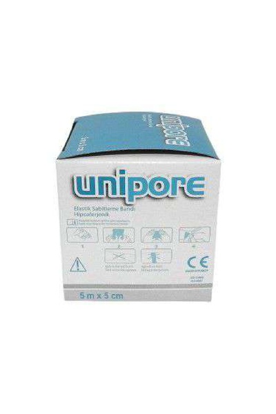 Unipore Elastik Sabitleme Bandı 5mx5cm - Hipoalerjenik Flaster