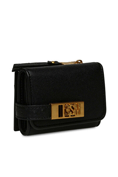 Steve Madden Women's Bcadens Black/Gold Wallet