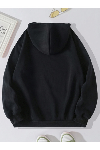 COHERENT Unisex Men/Women Colorful Beatiful Custom Printed Cotton Oversize Hooded Sweatshirt