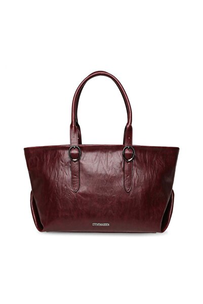 Steve Madden Women's Harleen Wine/Black Handbag