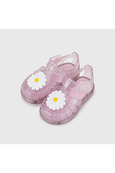 IGOR Tobby Gloss Flor Kids Sandals - Glittery Pink