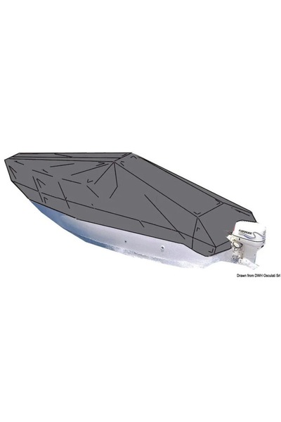 OSCULATI Husa Barci Deschise 7-7,7 m, Poliester Impermeabil, Rezistent UV, Gri sau Albastru