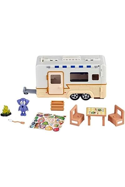 bluey مجموعة ألعاب كارافان 13086، شخصيات 2.5-3 بوصة