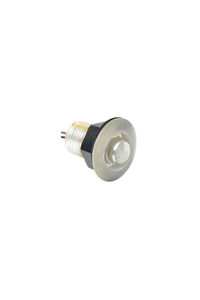 OSCULATI Courtesy Light with Transparent Polycarbonate and Red LED,