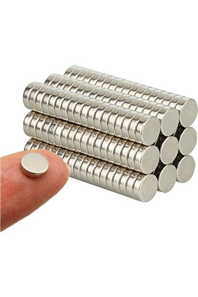 Dünya Magnet 10 Adet 5x2 Mm Yuvarlak Neodyum Mıknatıs , N35 Kalite Güçlü Magnet