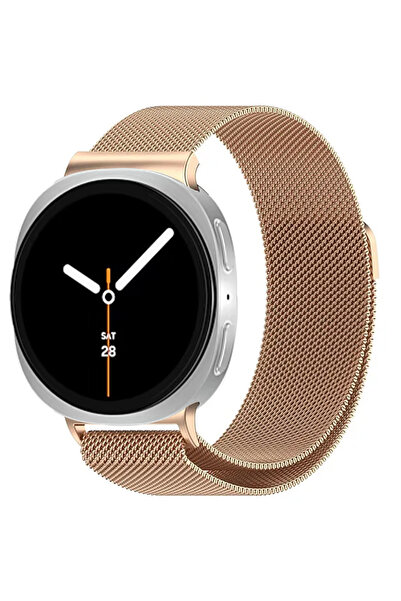 Sneezy Samsung Galaxy Watch 8 40mm 44mm Uyumlu Manyetik Milanese Loop Metal K...