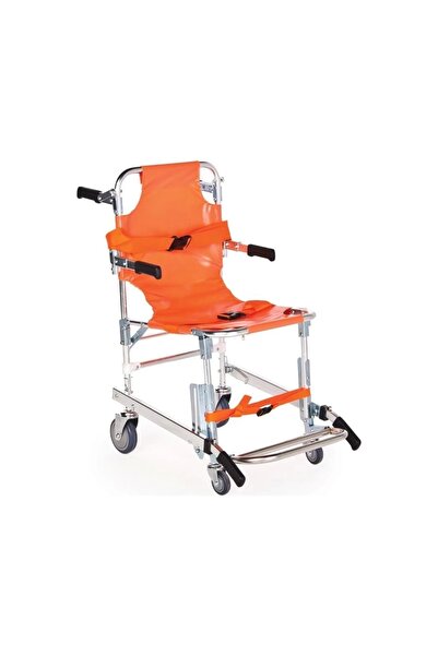 Comfort Plus Merdiven Sedyesi | Katlanabilir Alüminyum Gövde, 4 Tekerlekli, 1...