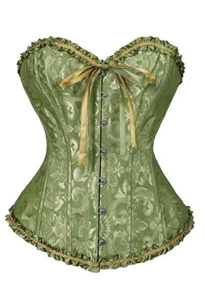 Belle Bellegance bridgerton korse yeşil