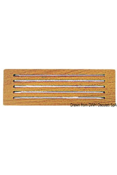Arc Teak Wood Front Protective Panel