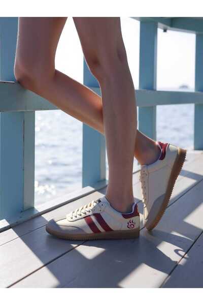 BS BEYAZ SHOES Unisex Side Stripe Lace-Up Walking Sneakers