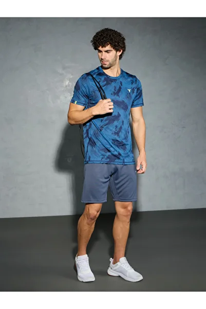 Technosport By Styli Men Solid Slim Fit Shorts