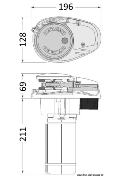 Lewmar V700 12V Winch