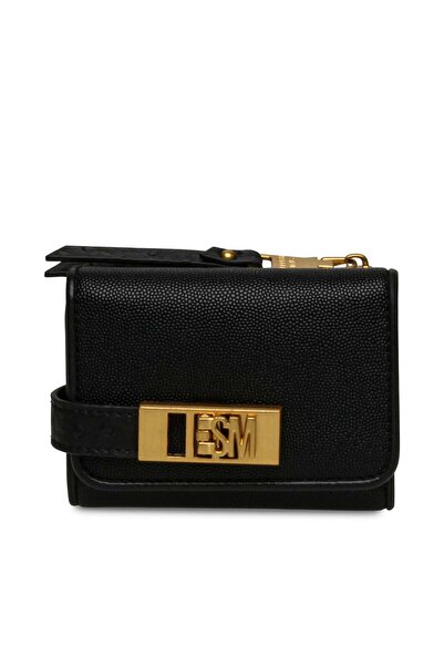 Steve Madden Women's Bcadens Black/Gold Wallet