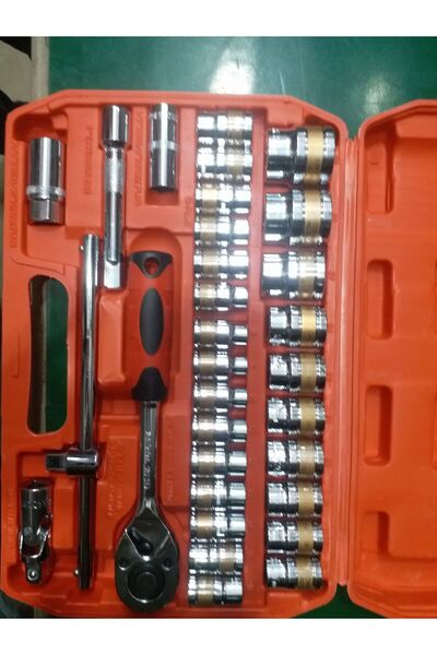 Generic 32-Piece 1/2-Inch Drive Master Socket Set with Case Chrome Vanadium Steel