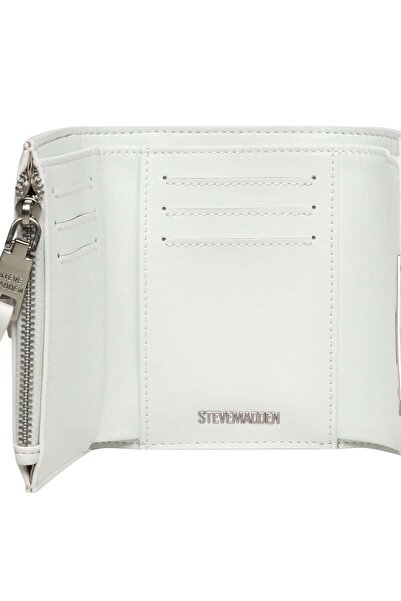 Steve Madden Women's Boyer White Wallet