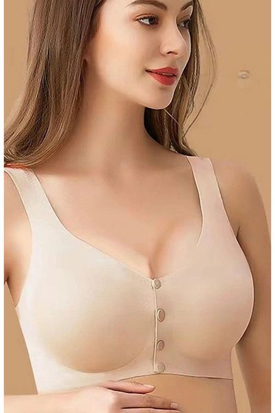 DoDe Flora Laser Cut Seamless Front Snap Openable Comfortable Bralet/Bra R.Y. 2013