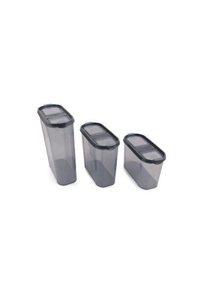 UnicUtil Set of 12 food containers, UnicUtil, Compact Elegant, Anthracite
