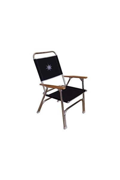 GFN Skipper Nautic Folding Chair, Navy Blue