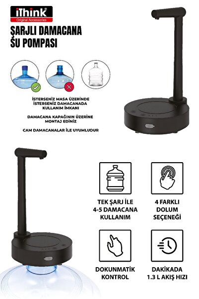 Ithink ŞARJLI STANDLI DAMACANA SU POMPASI WP-500