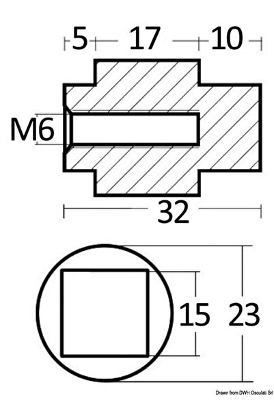 SELVA Cylindrical Anode for Engines 80-200 HP