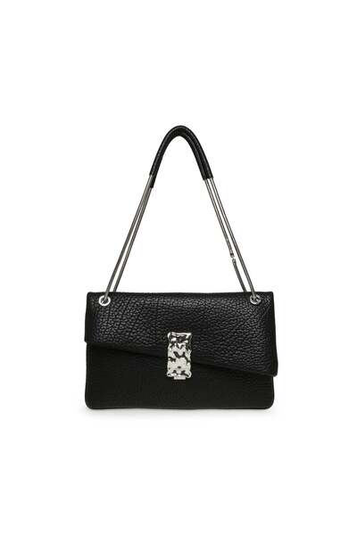 Steve Madden Women's Dona Black/Silver Handbag
