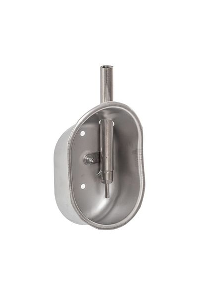 Zep Adăpător automat pentru purcei, oțel inoxidabil, 15 × 21 × 9 cm, racord de 1/2 inch