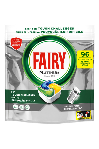 Fairy Automat Capsule pentru mașina de spălat vase Fairy Platinum, 96 de spălări