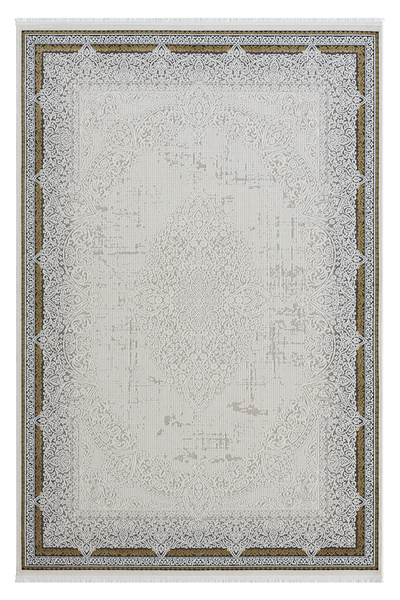 SEYRAN HALI Ahlat Gold Halı Yumuşak Dokulu Akrilik Halı Salon Oturma Odası Ya...