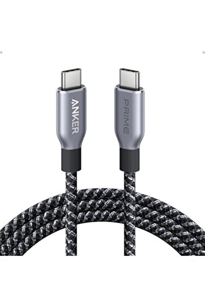 Anker كابل Prime USB-C إلى USB-C، كابل USB-C سريع الشحن بقوة 240 واط وبطول 6 أقدام
