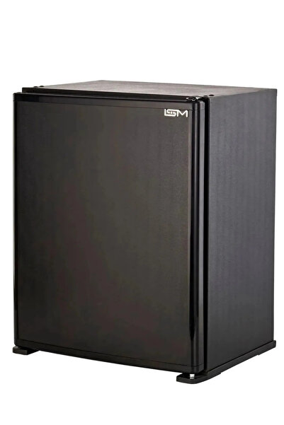 ISM Siyah 40 Litre Mini Buzdolabı Sessiz Otel Tipi Minibar Dolabı Blok Kapılı Şarap Içecek Soğutucu