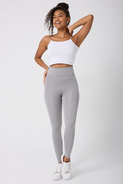 Myluvi Women's High Waist Gathering Effect Sports and Casual Leggings